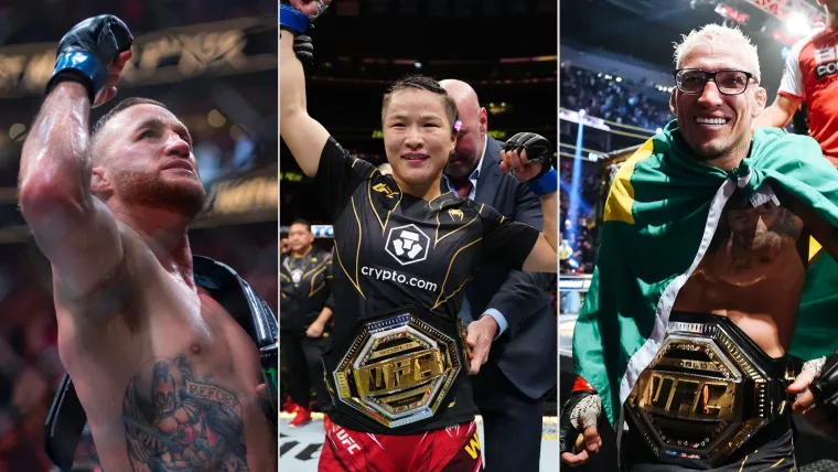 Justin Gaethje Zhang Weili Charles Oliveira