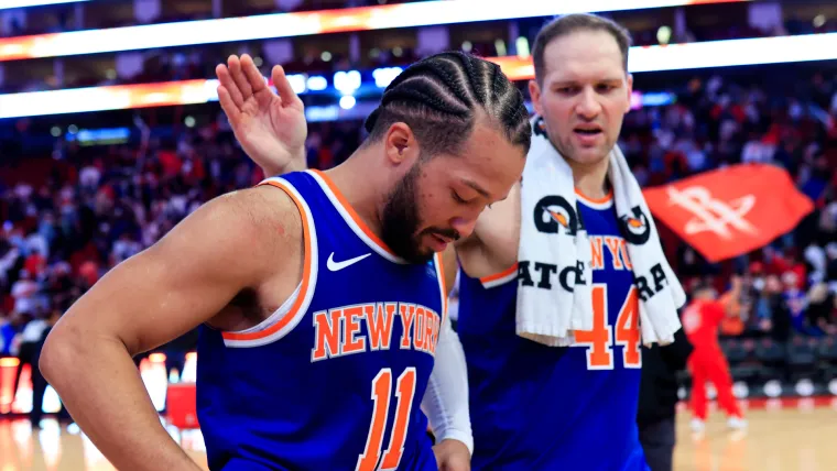 Jalen Brunson and Bojan Bogdanovic