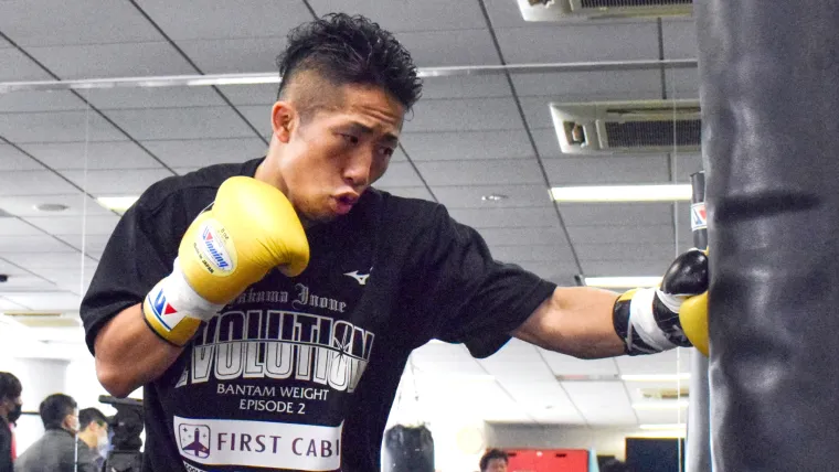 Takuma Inoue trains for the Ancajas fight.