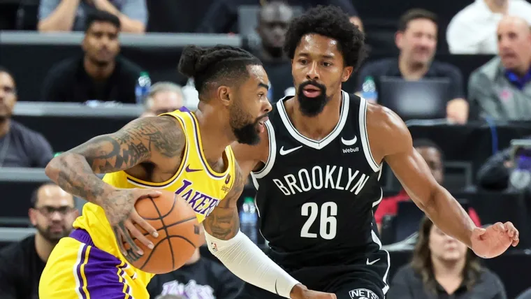 Spencer Dinwiddie, D'Angelo Russell 02102024