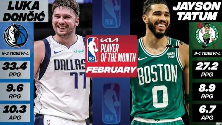 Dallas Mavericks Luka Doncic Boston Celtics Jayson Tatum